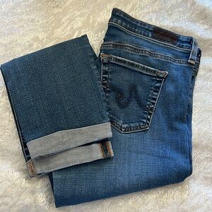 AG Adriano Goldschmied The Stevie Roll-Up Slim Straight Roll-Up Jeans 29